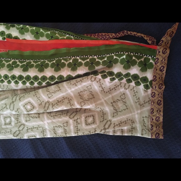 XS-XXL Vintage Long Boho Wrap-Skirt (Hand Sewn) - Picture 6 of 12